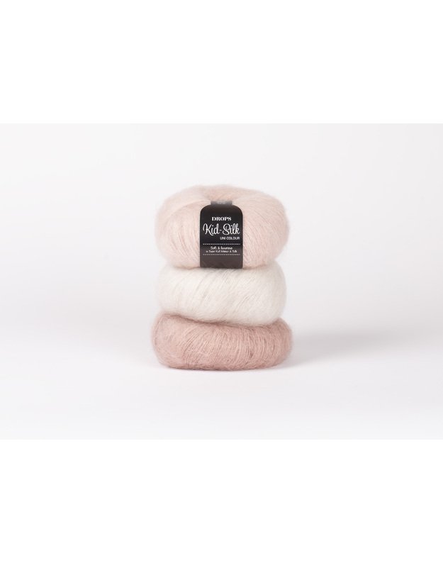 DROPS Kid Silk (mohera, šilkas) 1